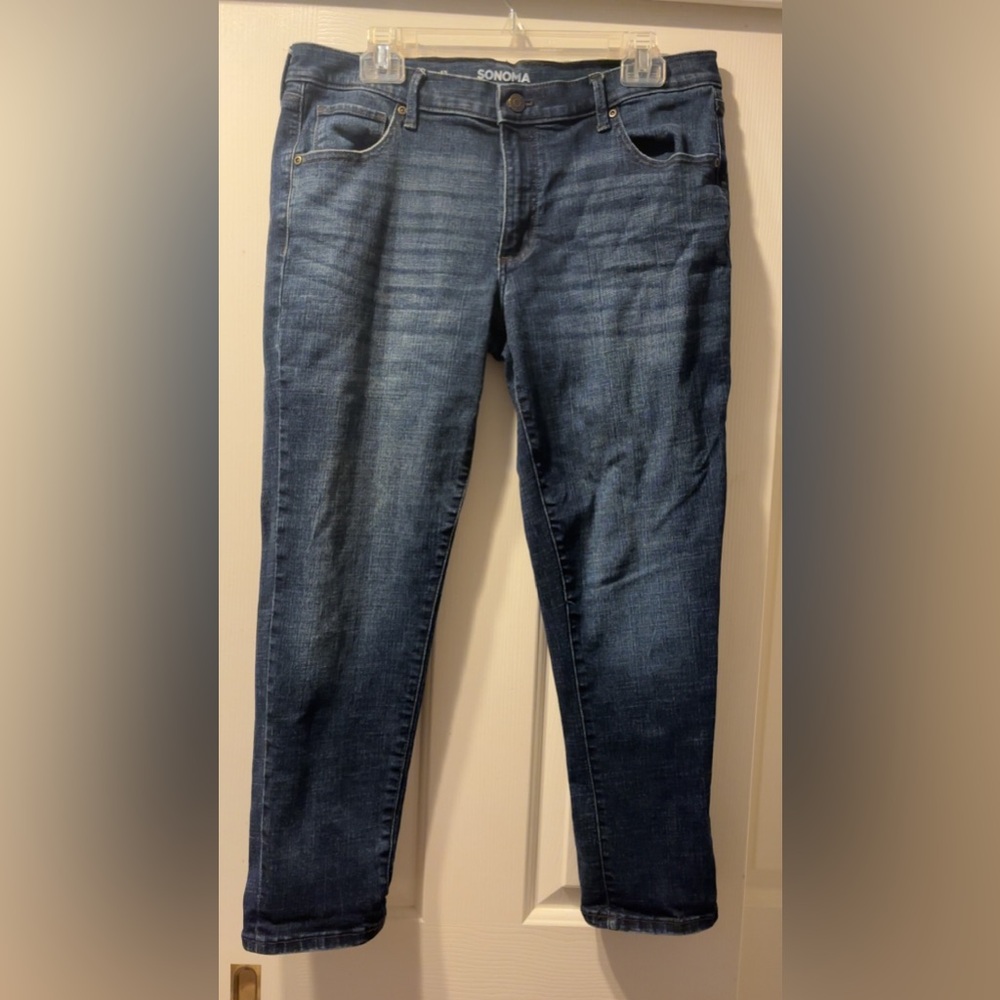 Sonoma Blue Ankle Cropped Jeans